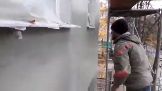 Покраска стен безвоздушкой Yokiji 120 и краскопультом для высокого давления смотреть онлайн