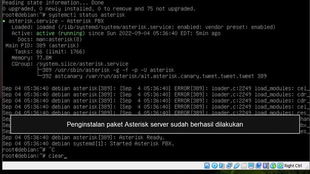 Install Asterisk VoIP Server Debian 10 berbasis SIP plus Linphone смотреть онлайн