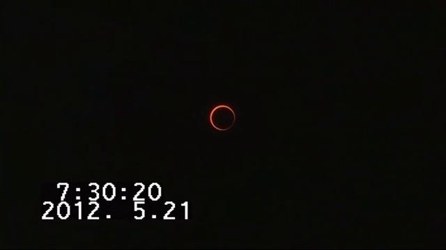 金環日食　平成24年5月21日　（NV-GS250で撮影） смотреть онлайн