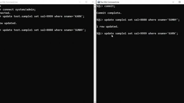 #76 Oracle Tutorials | Deadlock (Row level and Table level lock) by Mr. Alok