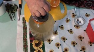 Квас из березового сока + консервация на зиму c апельсином