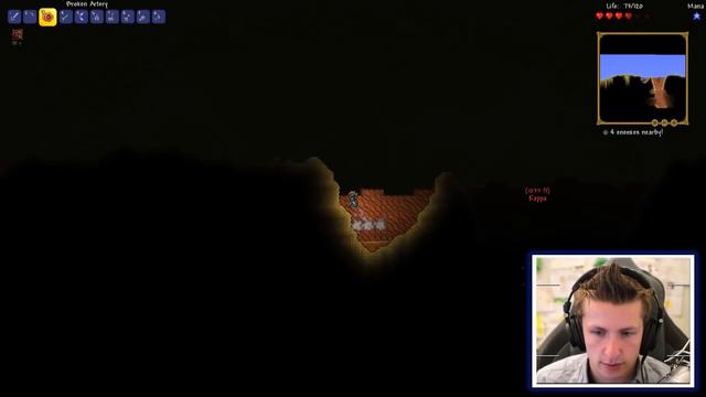 Beating The Eye of Cthulhu - Terraria Episode 2 смотреть онлайн