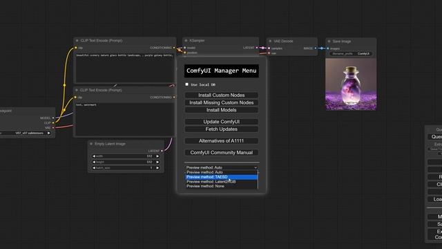 ComfyUI Manager - How To  Enable The Preview?