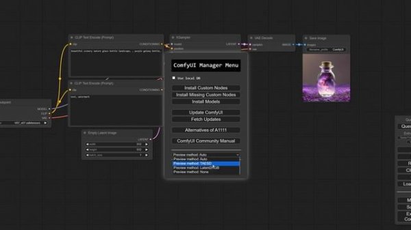 ComfyUI Manager - How To  Enable The Preview?