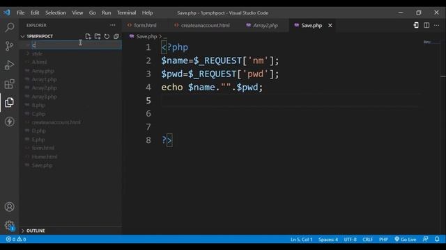 PHP Class || #database_in_PHP_mysql || How to save data introduction || online Live смотреть онлайн