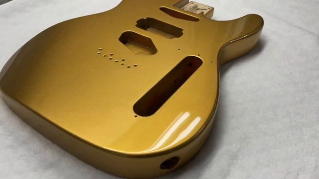 Fender Telecaster- Gold paint job by Sims Custom Shop смотреть онлайн