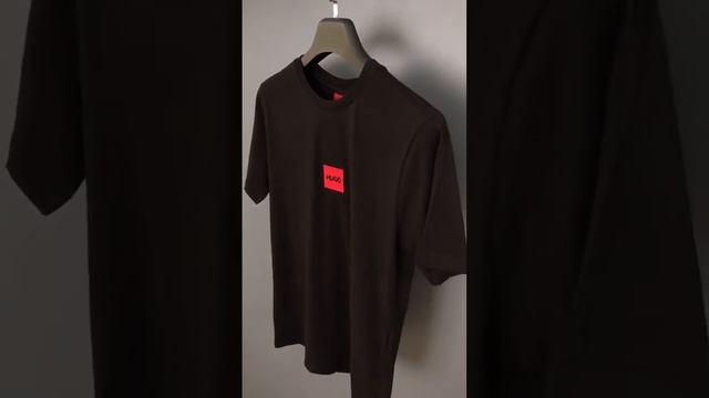 Футболка мужская Hugo Boss чёрная смотреть онлайн