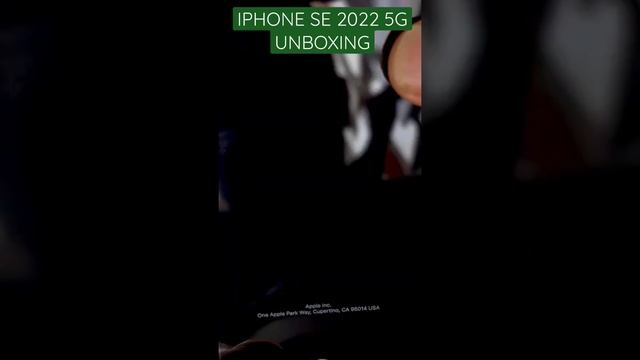 IPHONE SE 2022 5G UNBOXING смотреть онлайн