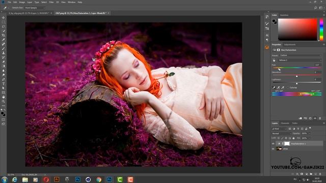 PHOTOSHOP обработка фото №2 смотреть онлайн