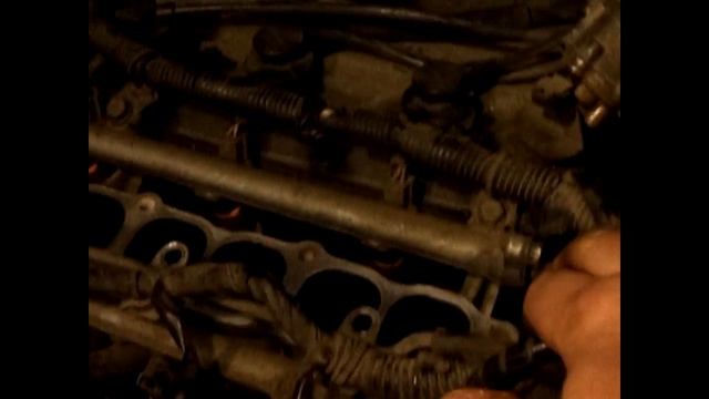 Промывка форсунок и дроссельной заслонки Mitsubishi Galant EA5A 6A13. смотреть онлайн