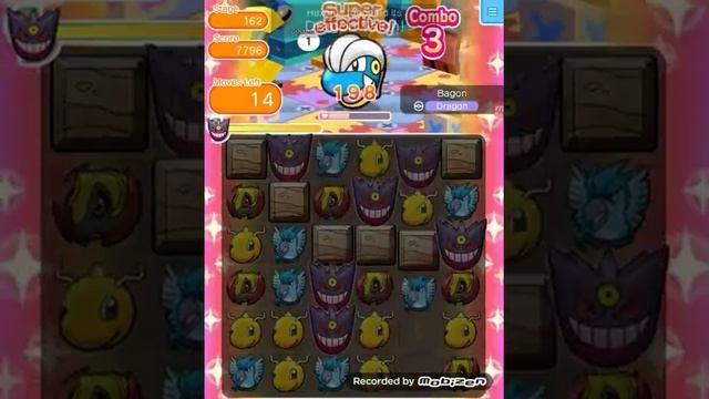 Pokémon Shuffle Stage 162 Bagon | S-rank itemless! смотреть онлайн