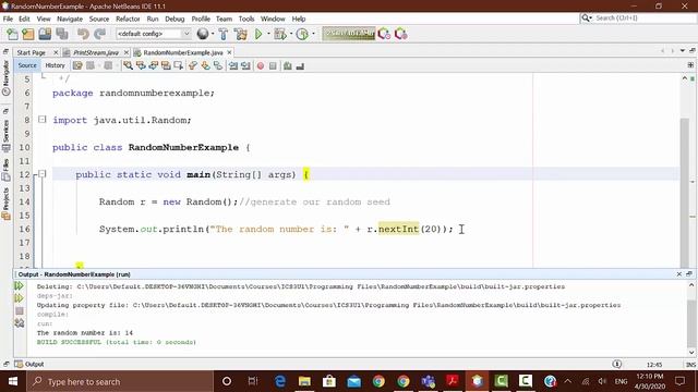 Random Numbers in Java смотреть онлайн