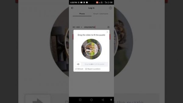 TIKTOK Drag The slider To Fit the Puzzle problem |||Tiktok Login Problem solve 2023 ||Helful TIPS@1