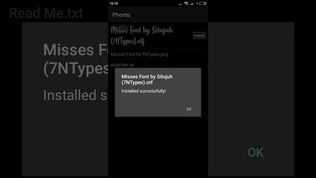 Как добавить шрифт в приложение Phonto! Добавление шрифта. смотреть онлайн