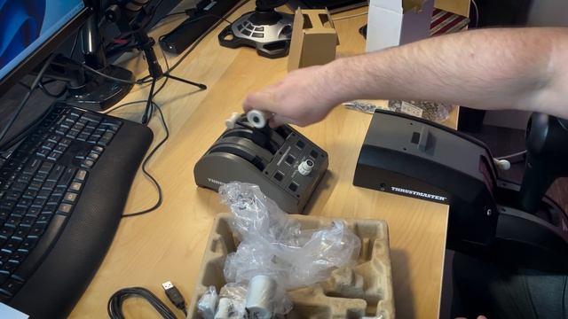 Thrustmaster ✈️ TCA Yoke & Quadrant Boeing Edition/ Распаковка / Unboxing