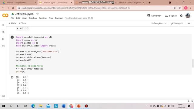 Data Mining Clustering Metode K-Means dengan Python смотреть онлайн