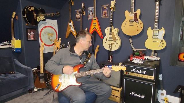 2015 Fender Statocaster Custom Shop pickups strat Sienna sunburst смотреть онлайн