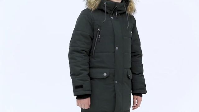 357-21з Парка для мальчика "Кёртис" хаки смотреть онлайн