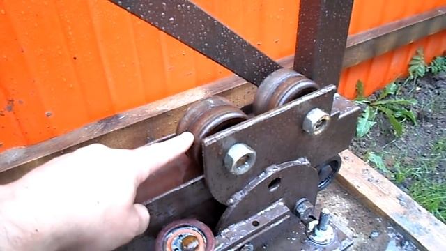 Откатные ворота своими руками (экспериментальный вариант) смотреть онлайн