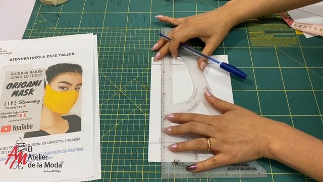 Cómo hacer mascarillas a medida con Técnica Origami Simétrico 1 / DIY ? - Vídeo Completo Parte 1/3 смотреть онлайн