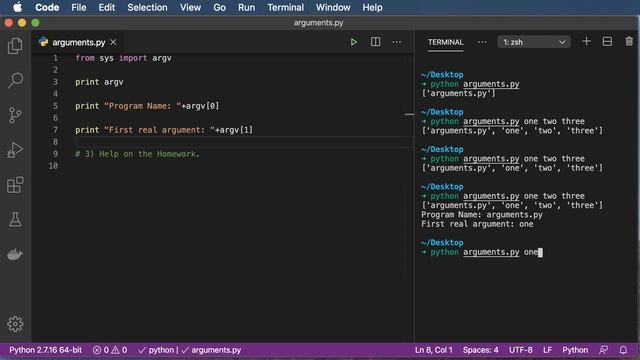 Command-Line Arguments смотреть онлайн