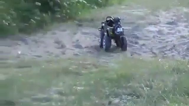 Радиоуправляемый военный джип Land Battles 1 10   MYX302