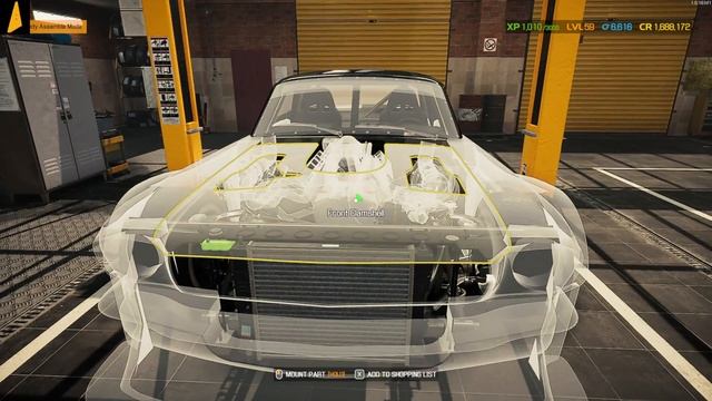 FORD MUSTANG RTR HOONICORN tuning restoration - Car Mechanic Simulator 21 gameplay pc 4K смотреть онлайн