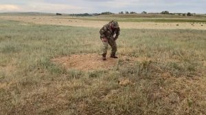 Охота на сурка байбака в Оренбургских степях