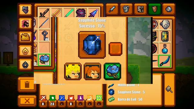 Moon Blade Shield(escudo) comprar ou fazer? - Pixel Survival 2 смотреть онлайн