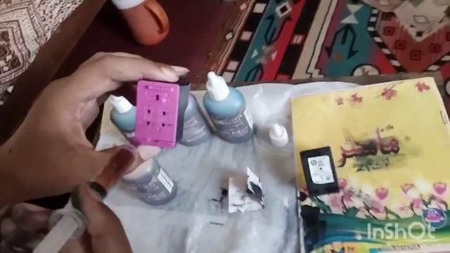 How To Refill Ink In Hp Deskjet Printer 2130,2132,2136 Cartridges