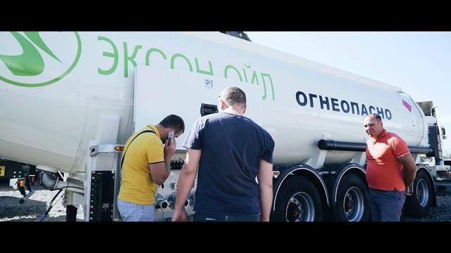 BONUM Полуприцеп Бензовоз для ЭКСОН ОЙЛ Ӏ Отгрузка готового полуприцепа смотреть онлайн