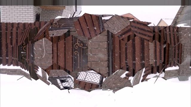 Калитка с евро штакетником в строгом классическом стиле в Барнауле смотреть онлайн