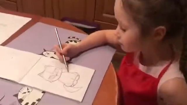 КАК НАРИСОВАТЬ КОТЁНКА смотреть онлайн