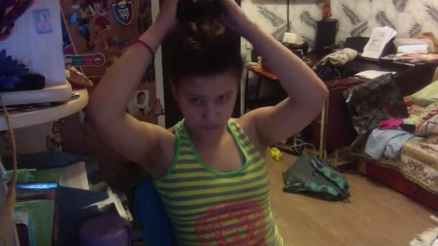 прическа 3 как сделать бантик из волос смотреть онлайн