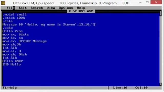 Beginning Assembly 2: Writing First Program & Building OBJ\ EXE смотреть онлайн