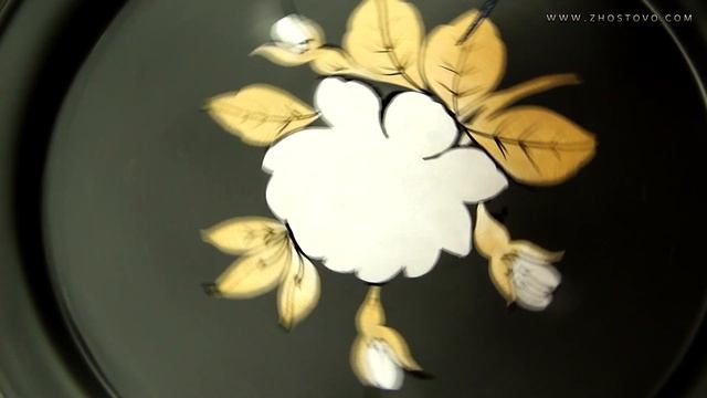Техника Жостовской росписи по сквозному. Мастер-класс от Художника из Жостово Ларисы Гончаровой смотреть онлайн