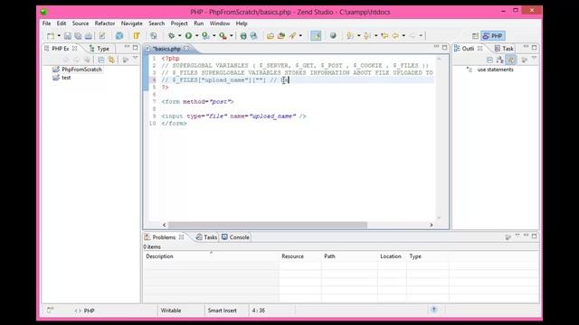 21 - Variables - Superglobal Variables - $_FILES смотреть онлайн