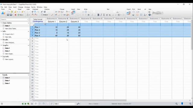 How to make an Heat Map using GraphPad Prism #heatmap #graphpad смотреть онлайн
