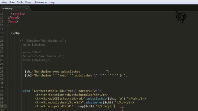 FORMATION PHP (7# Les chaînes de caractères(2) ) смотреть онлайн