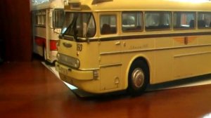 Коллекция автобусов ИКАРУС-55.14, 66, 180, 250.58, 260, 280 от СОВы, ClassicBus и Hachette 1:43