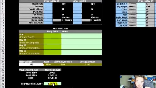P90X Workout Schedule Excel Log Sheet Walk Through - How Does P90X Work? смотреть онлайн