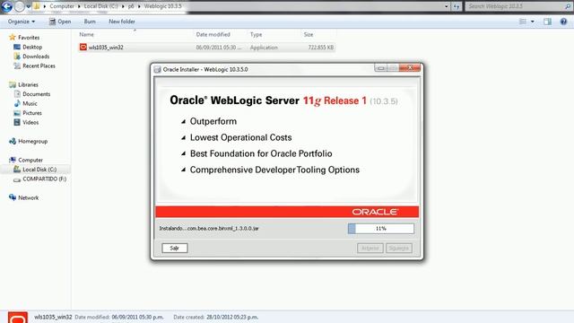 Step 3 - Install Weblogic 11g 10 3 5 смотреть онлайн