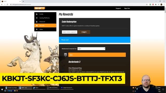 5 Golden Keys Borderlands 1 Shift Codes - All Platforms - Expires January 10, 2022 смотреть онлайн