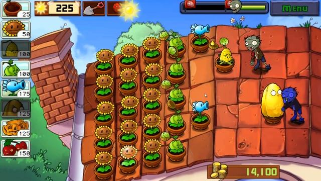 РАСТЕНИЯ против ЗОМБИ или PLANTS vs ZOMBIES. Серия 26: Атака Зомби с лестницами смотреть онлайн