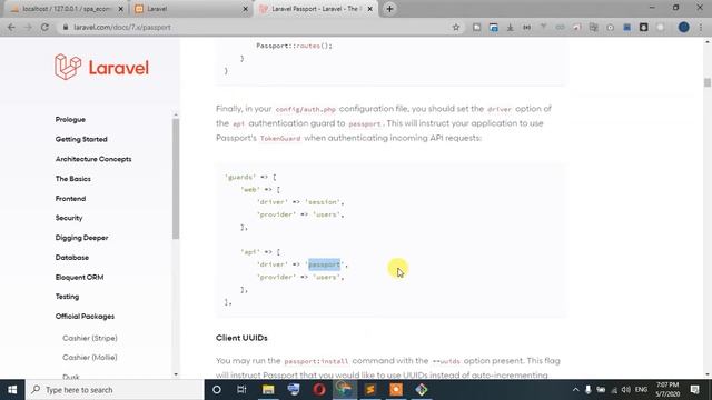 87. laravel reactjs e-commerce Admin Section | Multiauth Settings смотреть онлайн