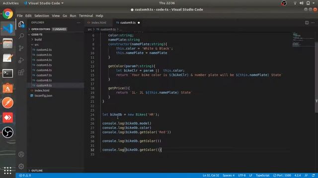 Constructor and Methods | #9 | TypeScript tutorial in Hindi смотреть онлайн