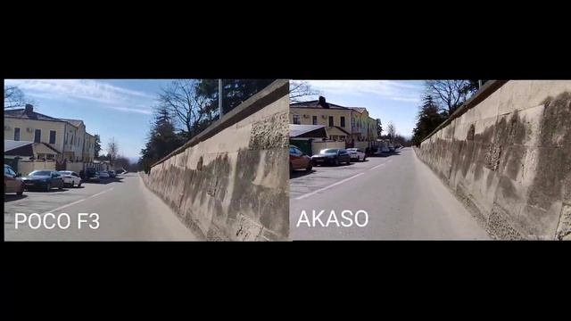 Стабилизация видео смартфона Poco F3 и экшн-камеры Akaso Brave 6 Plus смотреть онлайн