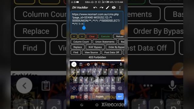 SQL injection challengs solution forbidden waf 403 bypass and print dios manually смотреть онлайн