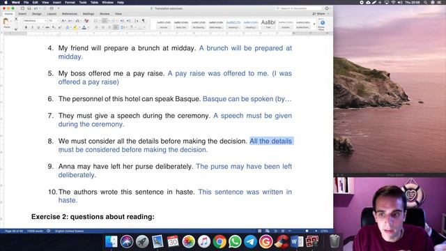 Inglés Senior - Virtual lesson 6 (The passive voice - Sustainable tourism) смотреть онлайн