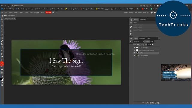 [Photopea.com] How To History Brush Tool On Photopea.com  2022 (Photopea.com)